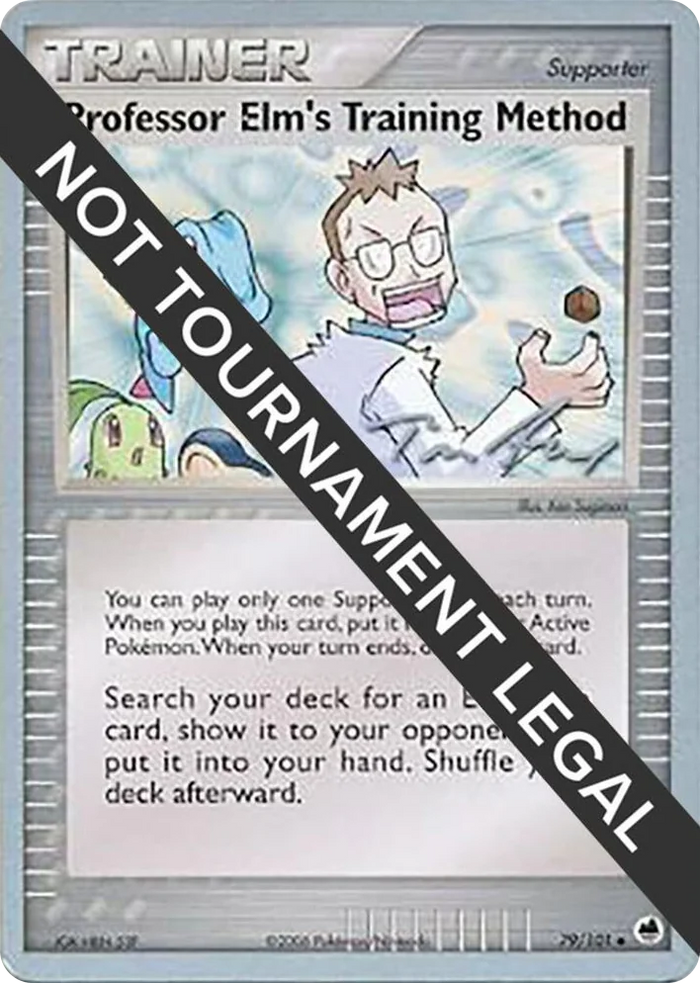 0079 Professor Elm's Training Method - 2007 (Tom Roos) Uncommon World Championship Decks