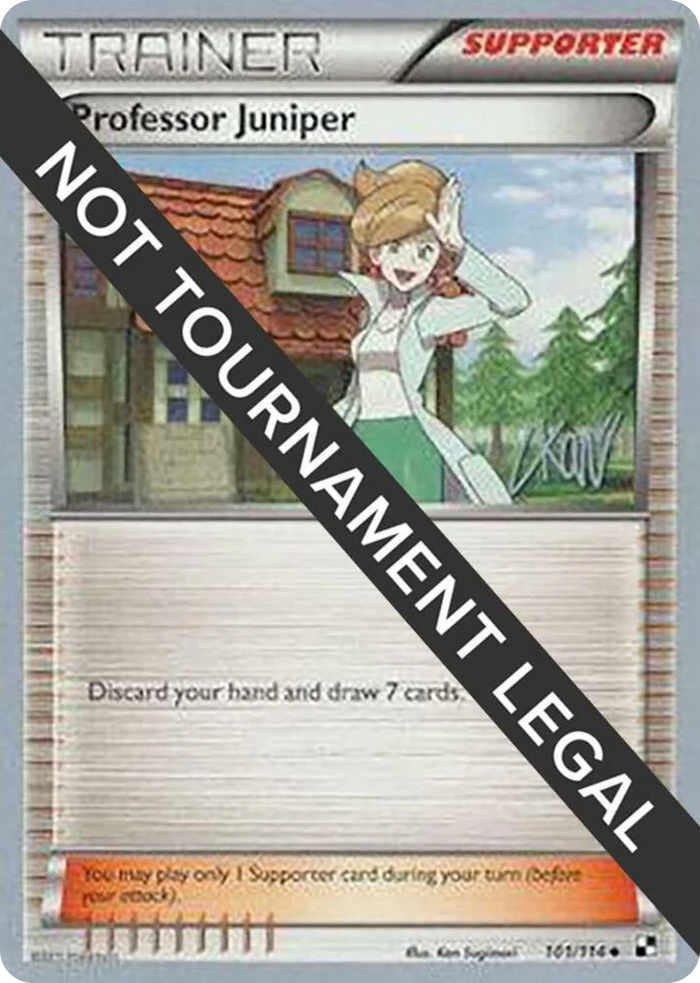 0101 Professor Juniper - 2011 (Christopher Kan) Uncommon World Championship Decks