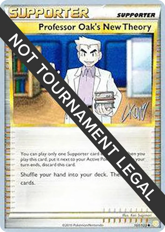 0101 Professor Oak's New Theory - 2011 (Christopher Kan) Uncommon World Championship Decks