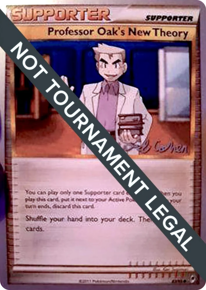 0083 Professor Oak's New Theory - 2011 (David Cohen) Uncommon World Championship Decks