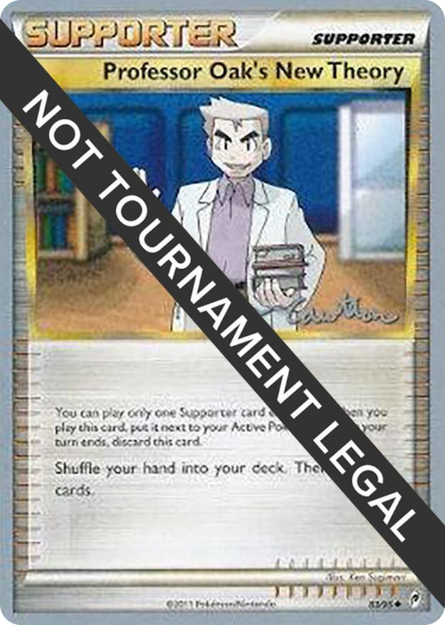 0083 Professor Oak's New Theory - 2011 (Ross Cawthon) Uncommon World Championship Decks