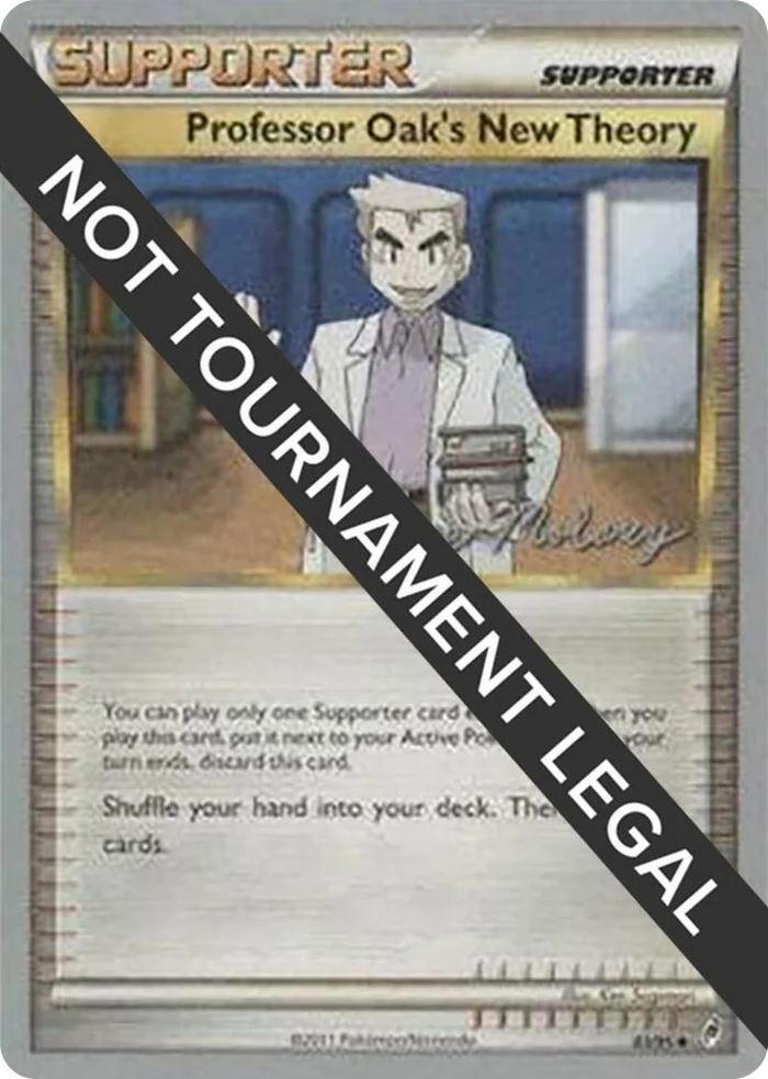 0083 Professor Oak's New Theory - 2012 (Chase Moloney) Uncommon World Championship Decks