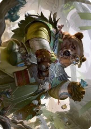 0018 Professor of Zoomancy Art Card S Art Series: Strixhaven