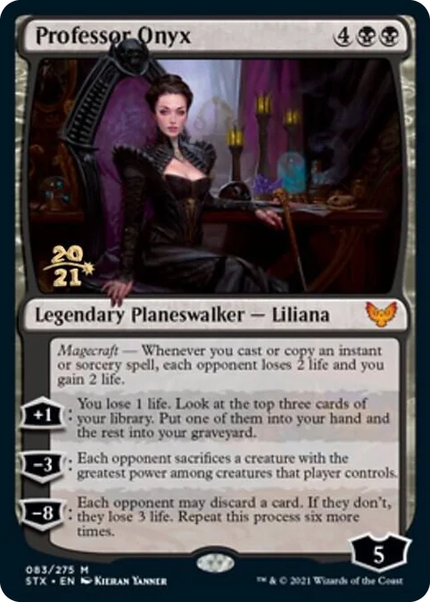 0083 Professor Onyx M Prerelease Cards