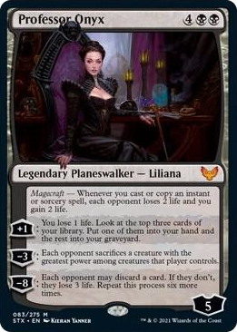 0083 Professor Onyx M Strixhaven: School of Mages