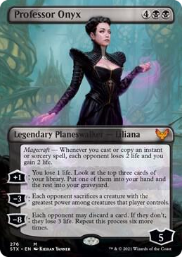 0276 Professor Onyx (Borderless) M Strixhaven: School of Mages