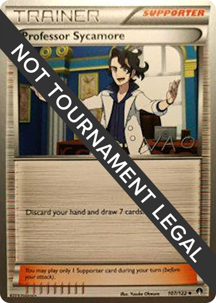 0107 Professor Sycamore - 2018 (Naohito Inoue) Uncommon World Championship Decks