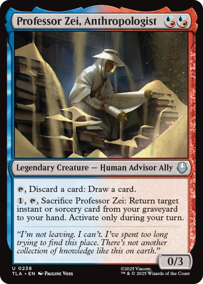 0238 Professor Zei, Anthropologist U The Last Airbender