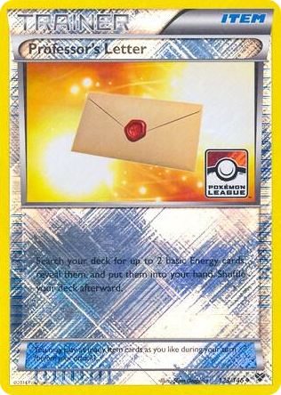0123 Professor's Letter - 123/146 (Pokemon League) Promo League & Championship Cards