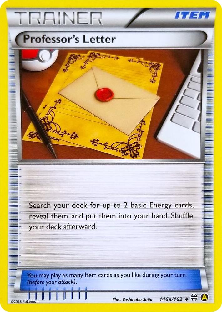 0146a Professor's Letter - 146a/162 Promo Alternate Art Promos