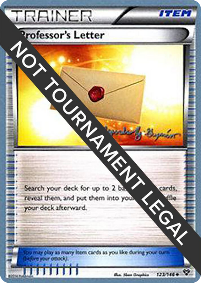 0123 Professor's Letter - 2015 (Alejandro Ng-Guzman) Uncommon World Championship Decks