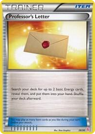 0028 Professor's Letter (Sylveon) Common XY Trainer Kit: Sylveon & Noivern