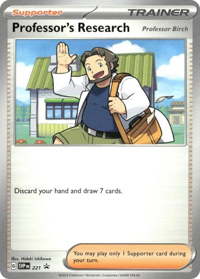0221 Professor's Research [Professor Birch] - 221 Promo Scarlet & Violet Promo Cards