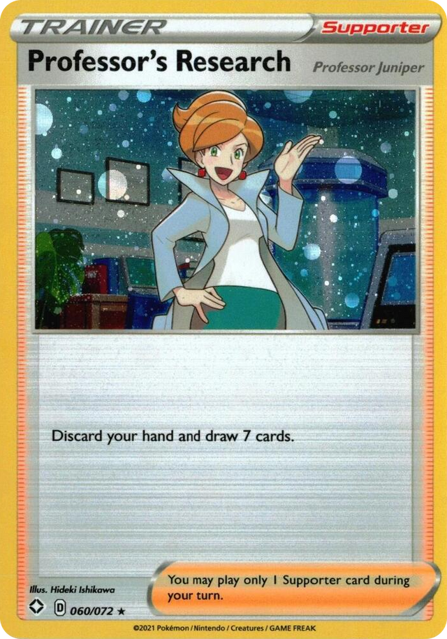 0060 Professor's Research [Professor Juniper] - 060/072 (Cosmos Holo) Promo Deck Exclusives