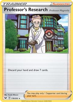 0178 Professor's Research [Professor Magnolia] - 178/202 (Non-Holo) Rare Deck Exclusives