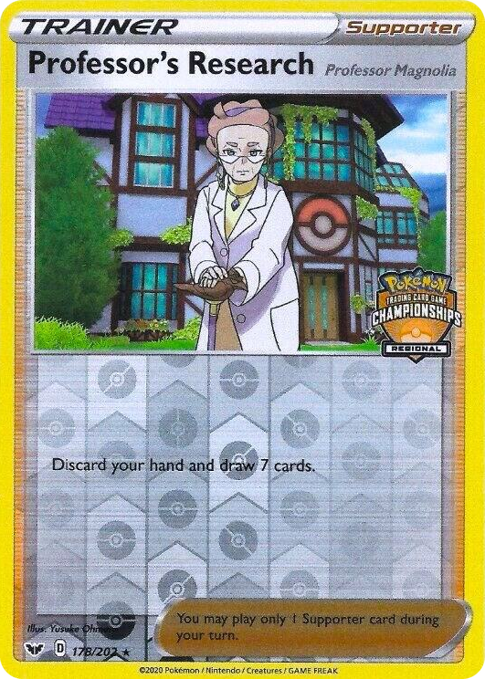 0178 Professor's Research [Professor Magnolia] - 178/202 (Regional Championships) Promo League & Championship Cards