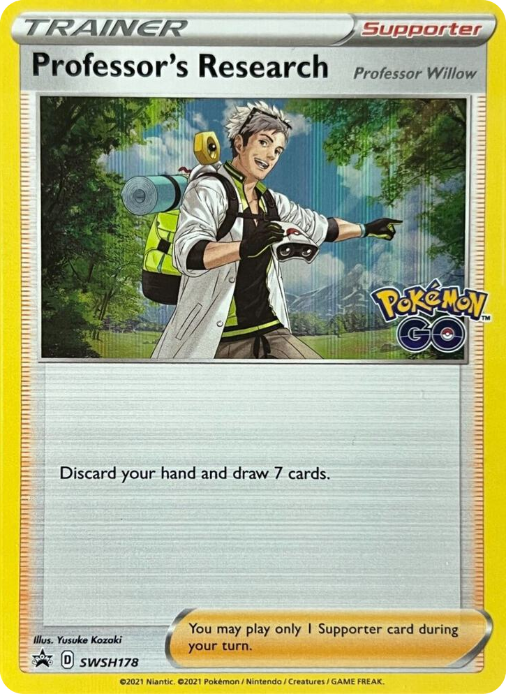 0178 Professor's Research [Professor Willow] - SWSH178 Promo Sword & Shield Promo Cards