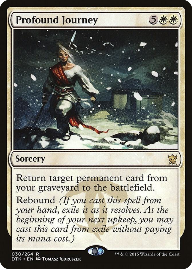 0030 Profound Journey R Dragons of Tarkir
