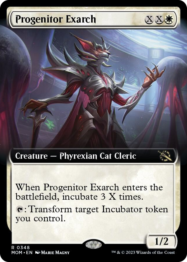 Progenitor Exarch (Extended Art) #348 R - March of the Machine Pokemon card