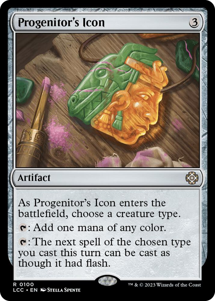 Progenitor's Icon #100 R - Commander: The Lost Caverns of Ixalan Pokemon card