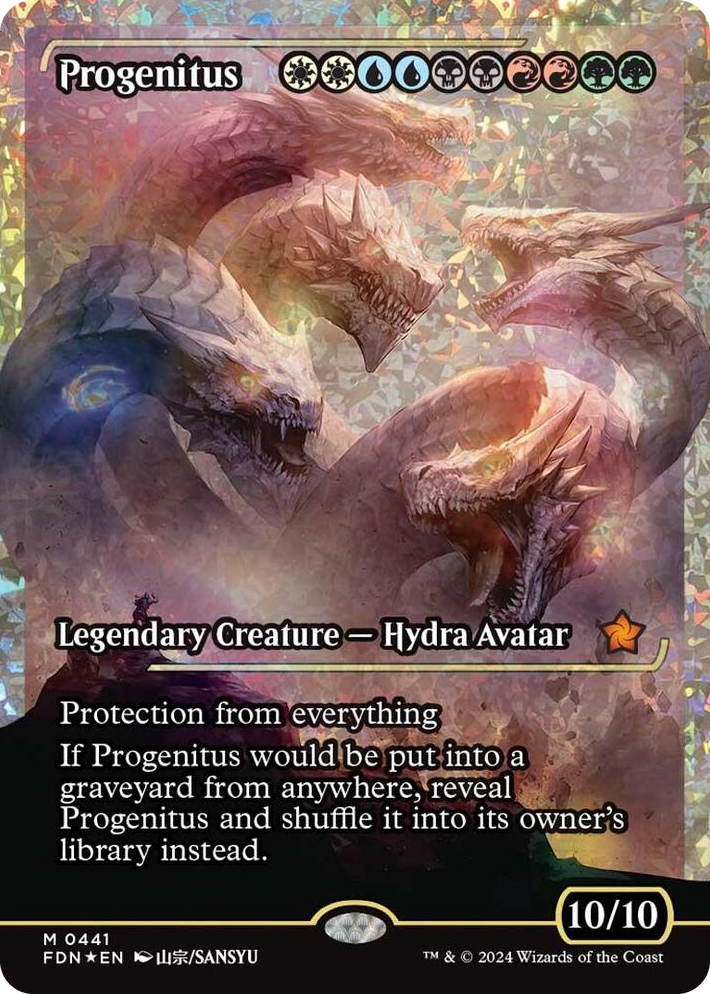 0441 Progenitus (Showcase) (Fracture Foil) M Foundations
