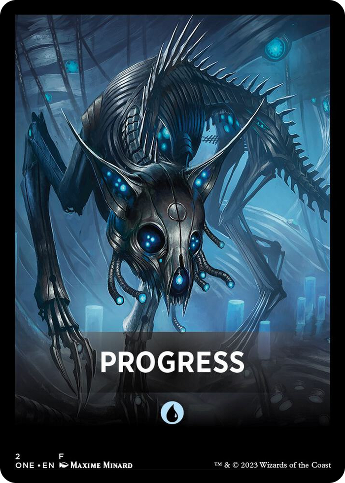 Progress Theme Card #2 T - Phyrexia: All Will Be One Pokemon card