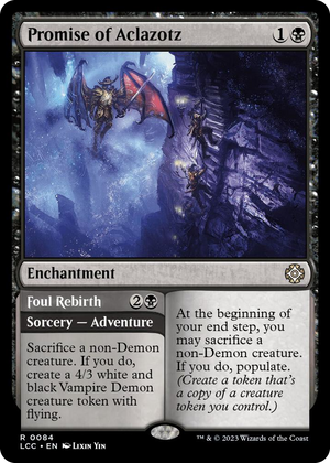 0084 Promise of Aclazotz R Commander: The Lost Caverns of Ixalan