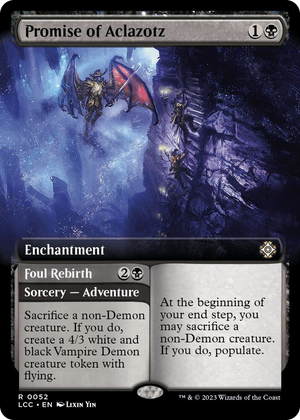 0052 Promise of Aclazotz (Extended Art) R Commander: The Lost Caverns of Ixalan