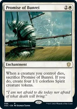 0096 Promise of Bunrei R Commander: Innistrad: Crimson Vow