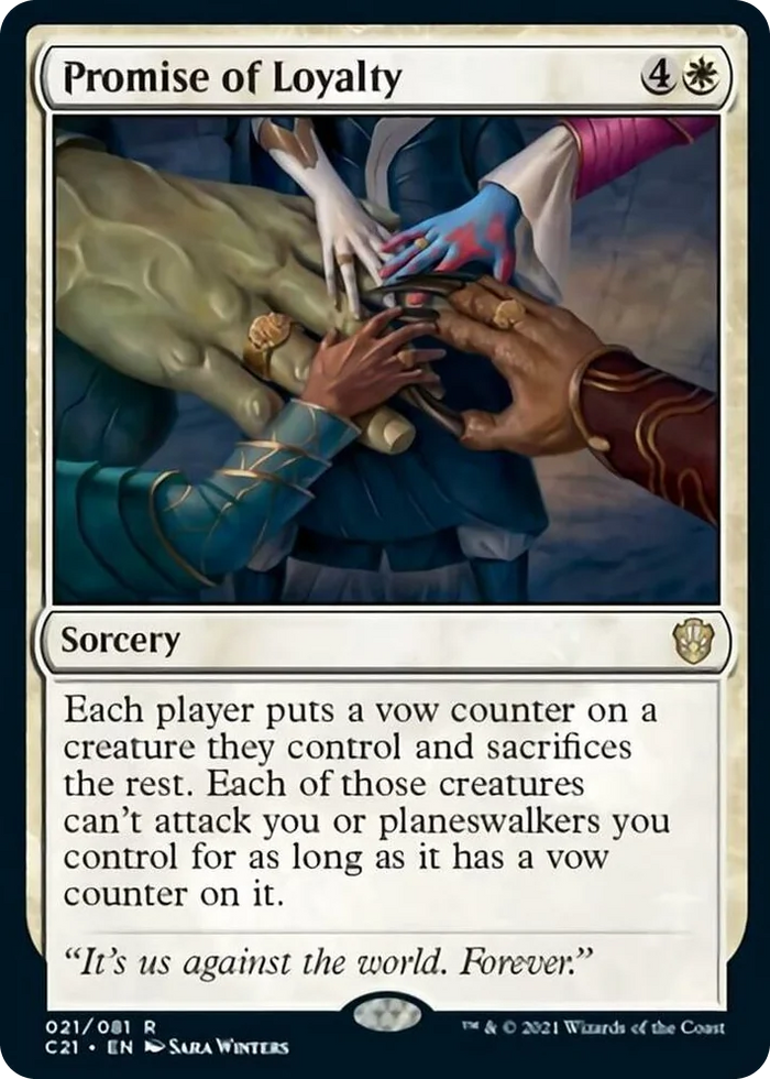 0021 Promise of Loyalty R Commander 2021