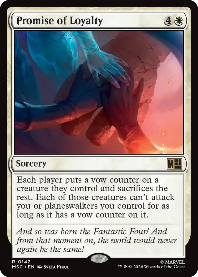 0142 Promise of Loyalty R Commander: Marvel Super Heroes