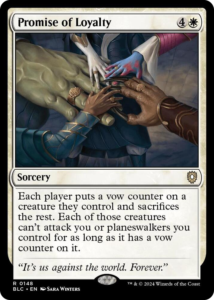0148 Promise of Loyalty R Commander: Bloomburrow