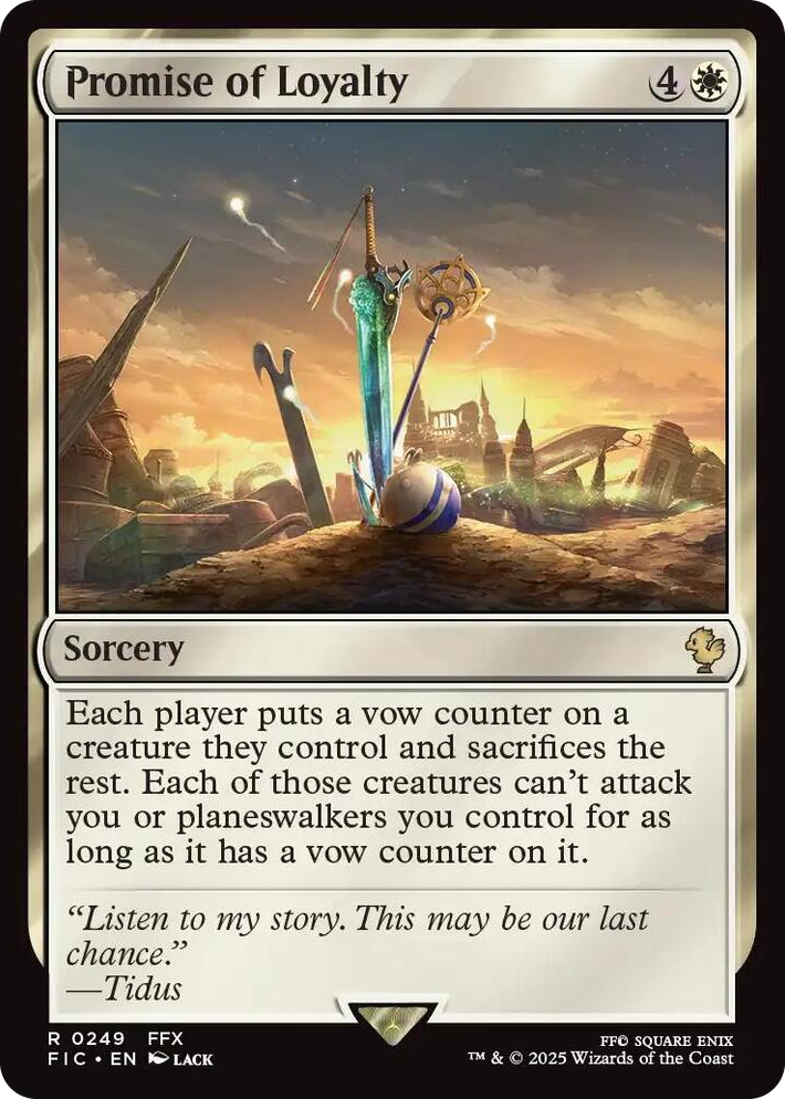 0249 Promise of Loyalty R Commander: FINAL FANTASY