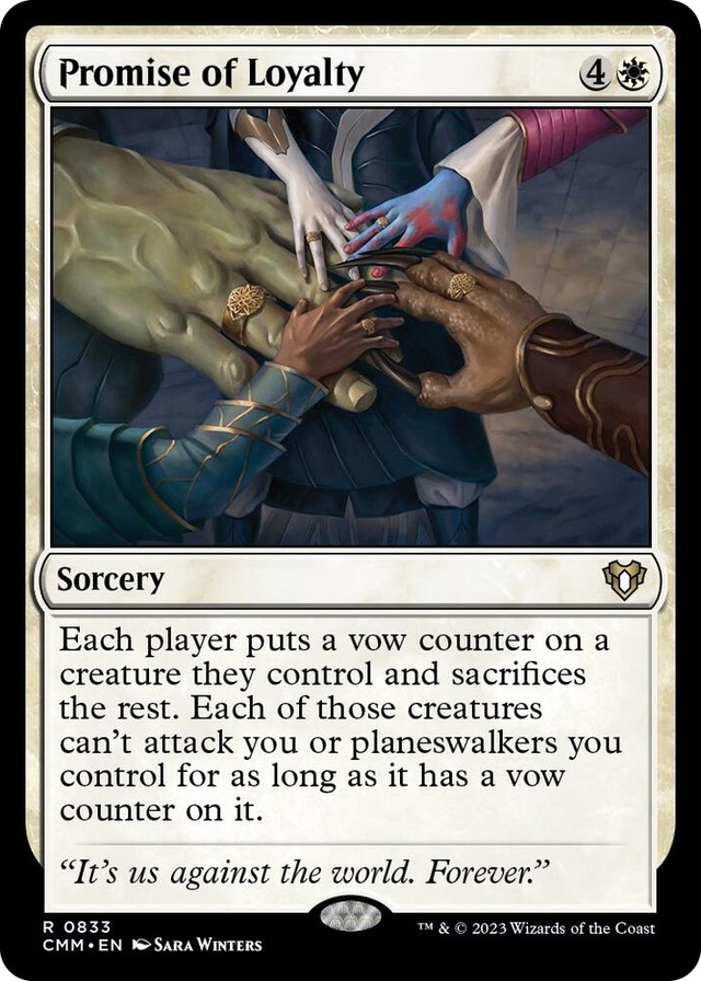 0833 Promise of Loyalty R Commander Masters