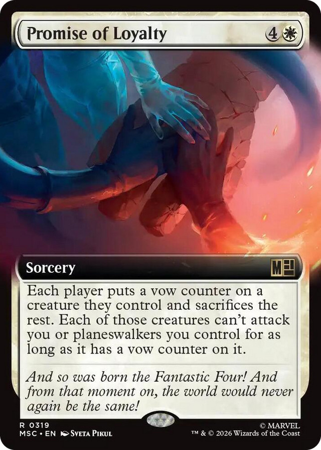 0319 Promise of Loyalty (Extended Art) R Commander: Marvel Super Heroes