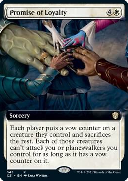 0348 Promise of Loyalty (Extended Art) R Commander 2021