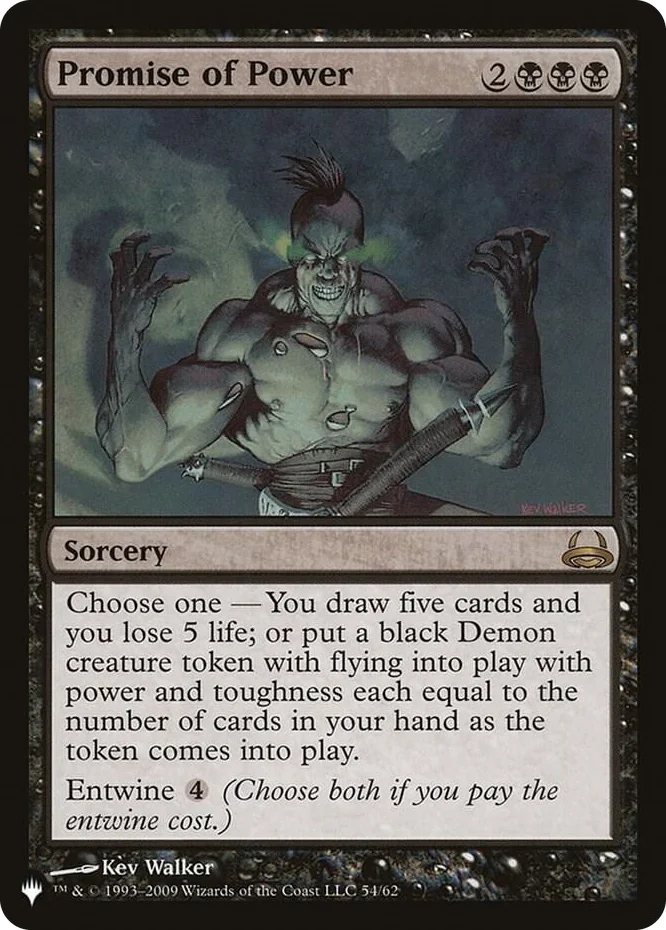 0054 Promise of Power R The List Reprints