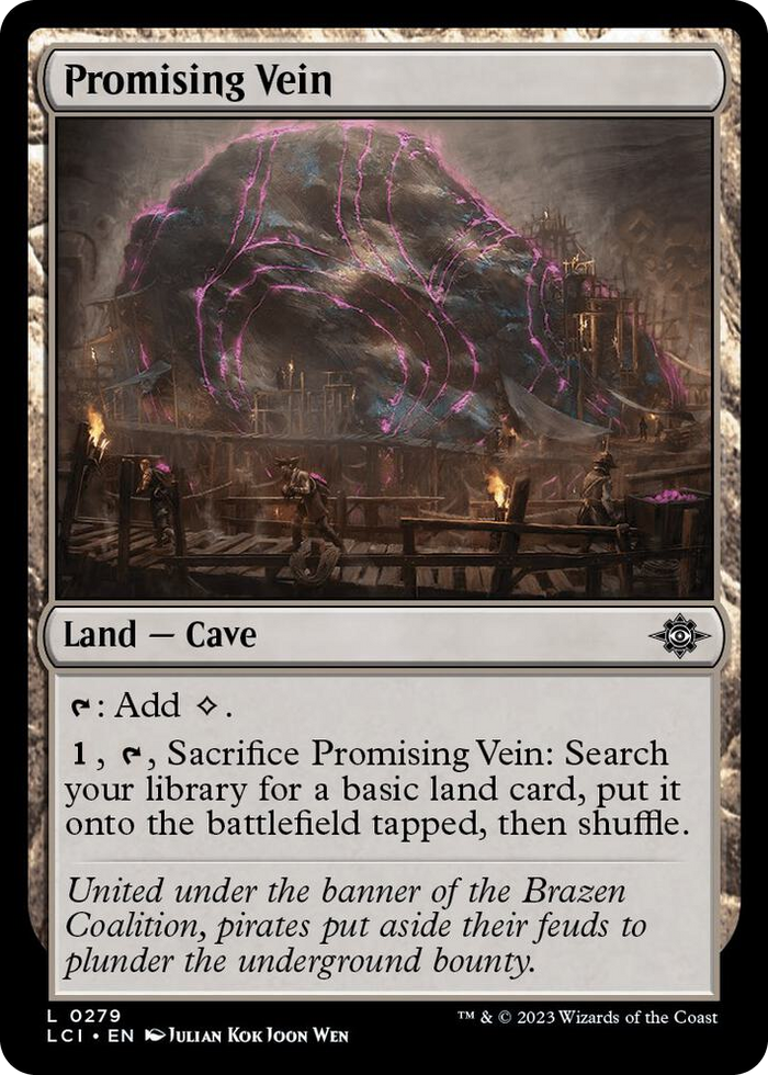 Promising Vein #279 L - The Lost Caverns of Ixalan Pokemon card