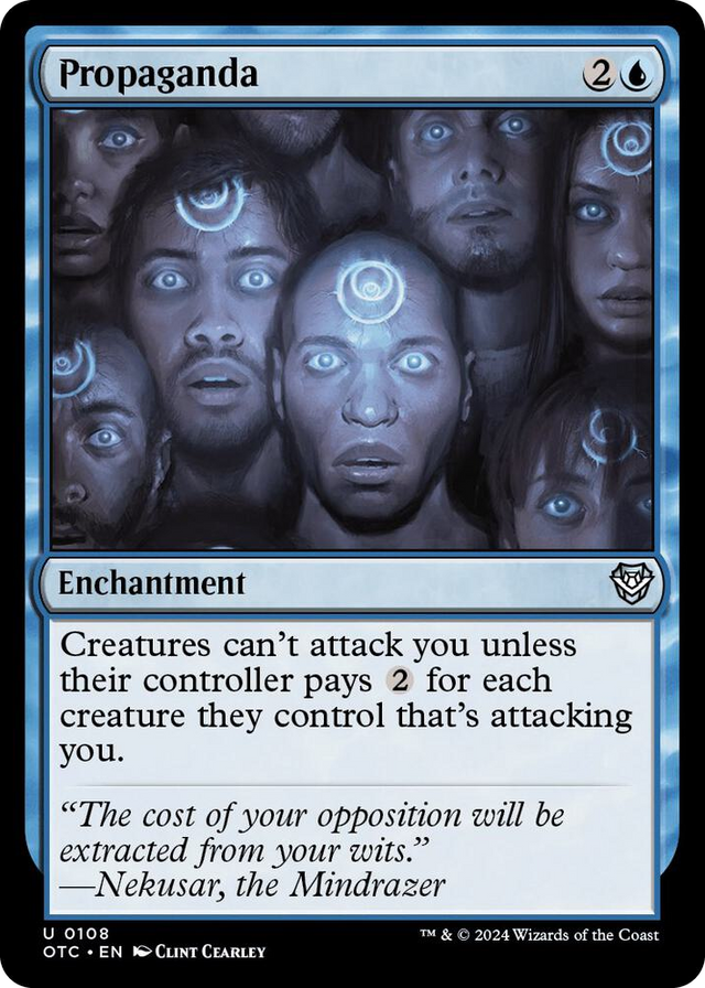 0108 Propaganda U Commander: Outlaws of Thunder Junction