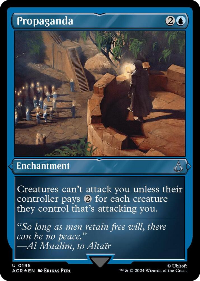 0195 Propaganda (Foil Etched) U Universes Beyond: Assassin's Creed
