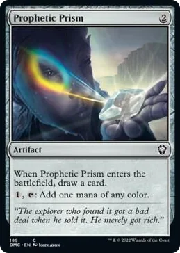 0189 Prophetic Prism C Commander: Dominaria United