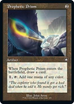 0155 Prophetic Prism (Retro Frame) C Commander: The Brothers' War