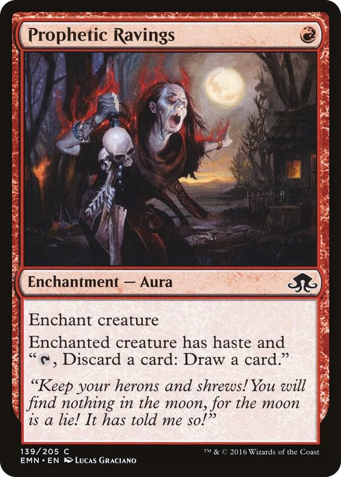 Prophetic Ravings #139 C - Eldritch Moon Pokemon card