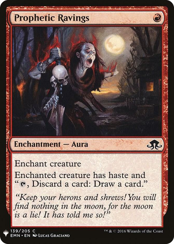 Prophetic Ravings #139 C - The List Reprints Pokemon card