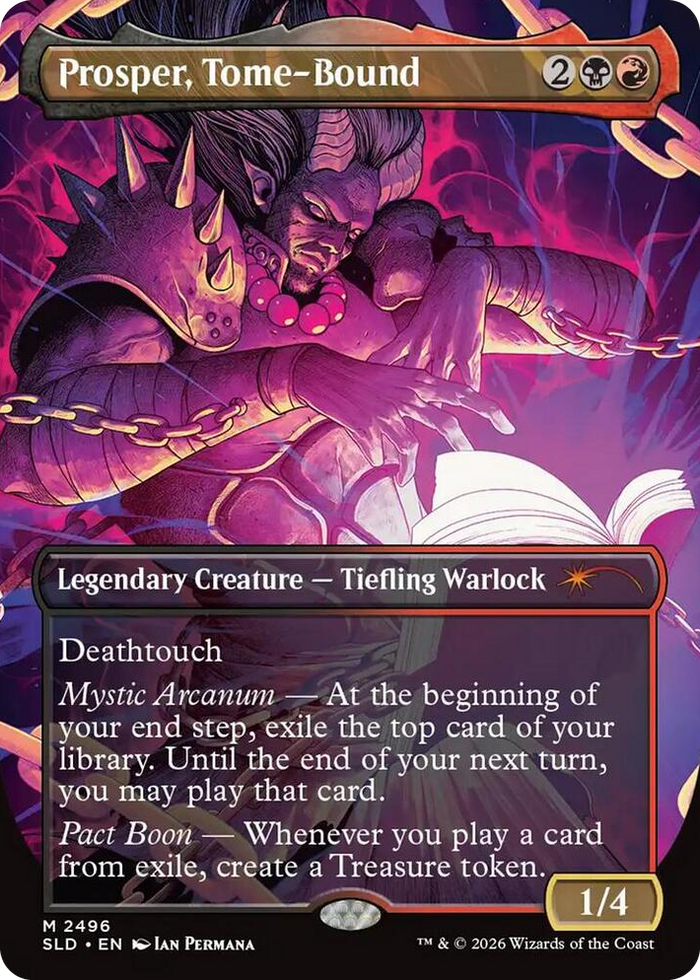 Prosper, Tome-Bound #2496 M - Secret Lair Drop Series Pokemon card
