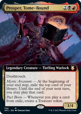 0324 Prosper, Tome-Bound (Extended Art) M Commander: Adventures in the Forgotten Realms