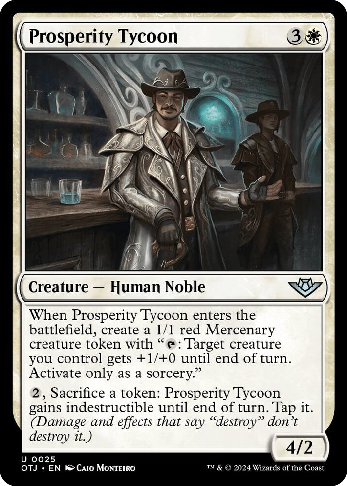 0025 Prosperity Tycoon U Outlaws of Thunder Junction