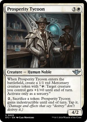 0025 Prosperity Tycoon U Outlaws of Thunder Junction