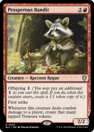 0025 Prosperous Bandit R Commander: Bloomburrow