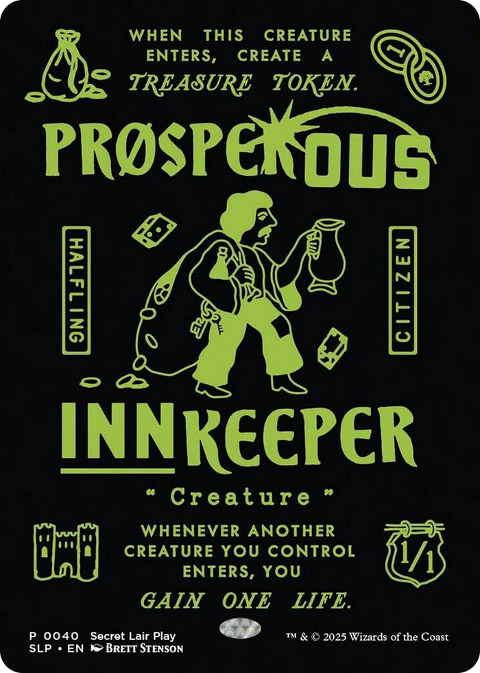 Prosperous Innkeeper #40 P - Secret Lair Showdown Pokemon card